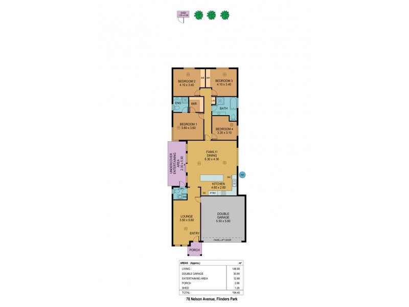 78 Nelson Avenue, Flinders Park SA 5025 Floorplan