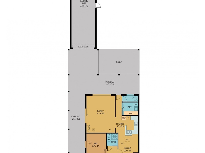 115 William Street, Beverley SA 5009 Floorplan