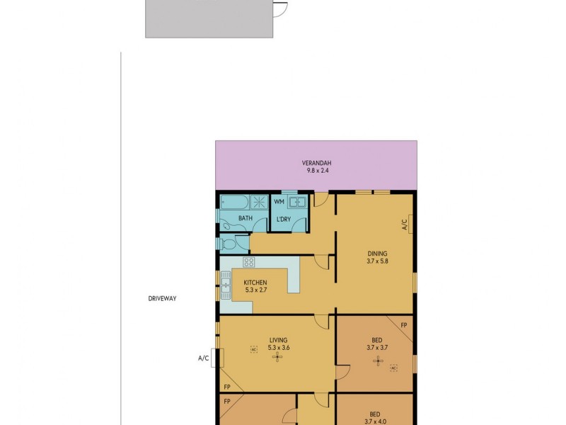 18 Frobisher Avenue, Flinders Park SA 5025 Floorplan