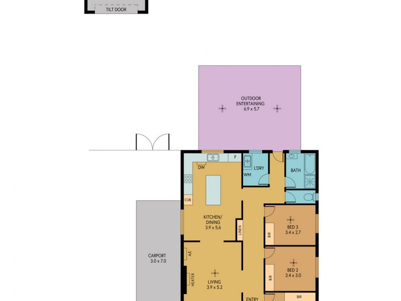 7 Telford Avenue, Findon SA 5023 Floorplan