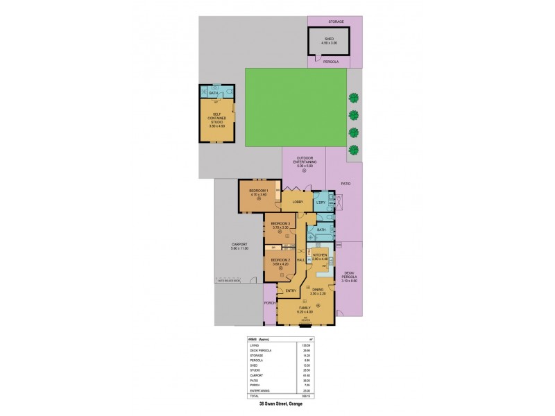 38 Swan Street, Grange SA 5022 Floorplan