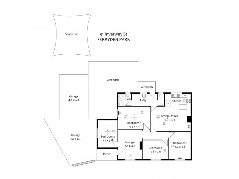 31 Inverway Street, Ferryden Park SA 5010 Floorplan