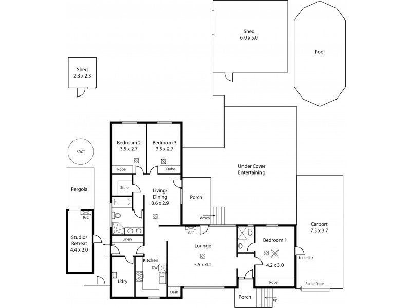 18 Pennant Street, Aberfoyle Park SA 5159 Floorplan
