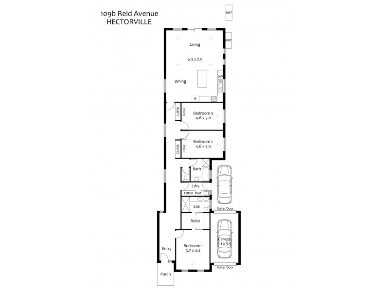 109B Reid Avenue, Hectorville SA 5073 Floorplan