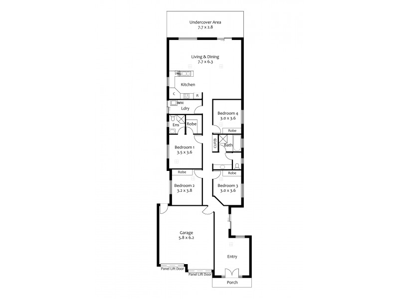 266 Tapleys Hill Road, Seaton SA 5023 Floorplan