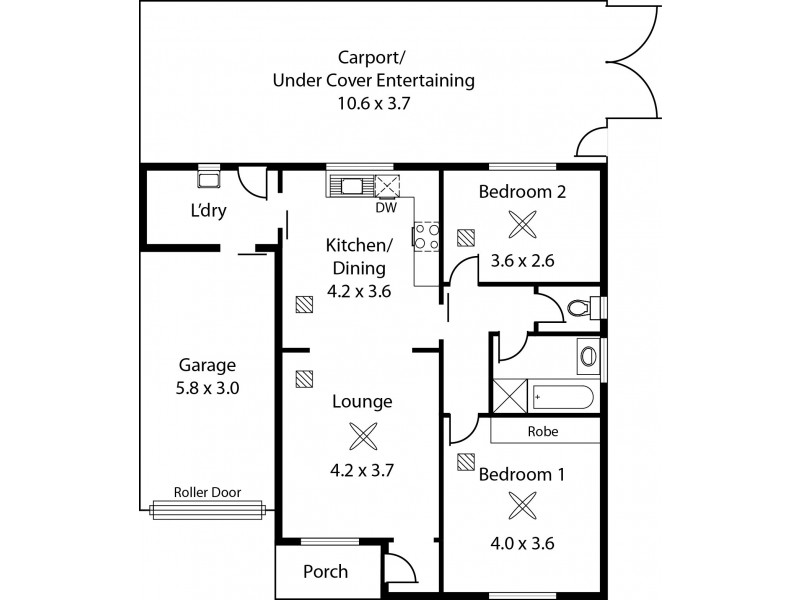 8/471 Grange Road, Seaton SA 5023 Floorplan