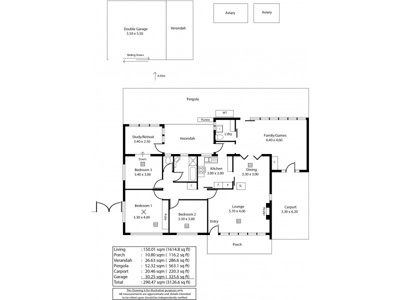 27 Crispian Street, Fulham SA 5024 Floorplan