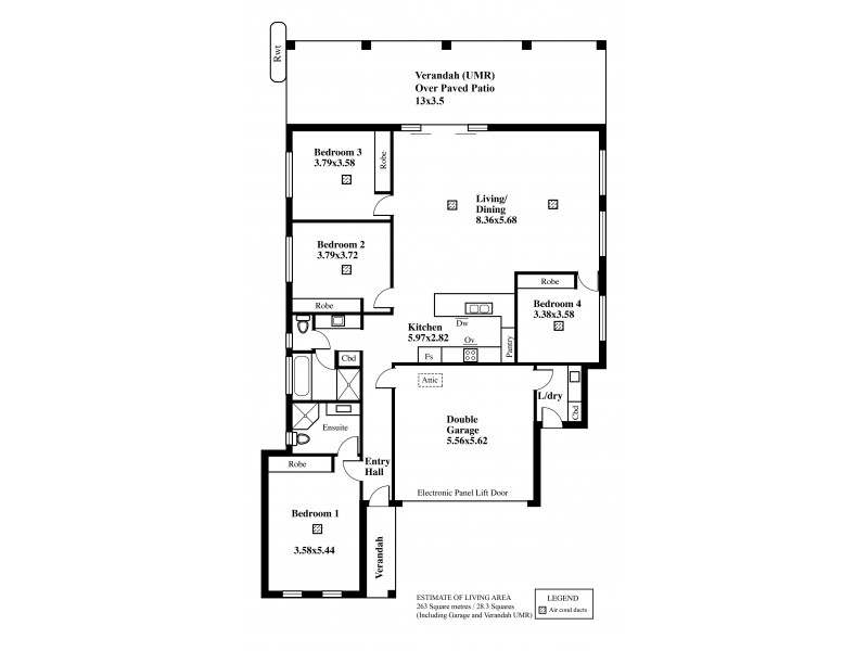 9A Fleetwood Crescent, Henley Beach SA 5022 Floorplan