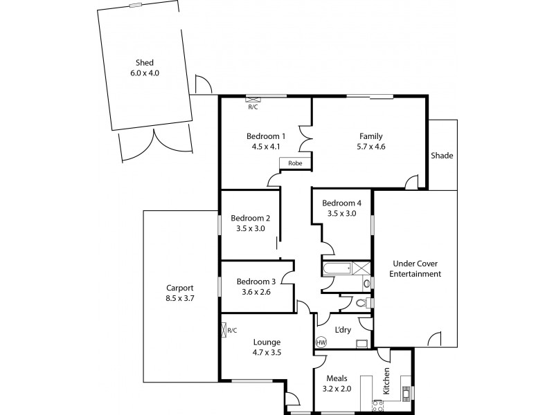 17 Willochra Street, Largs North SA 5016 Floorplan