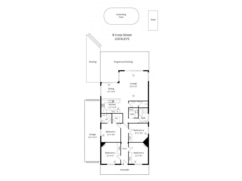 8 Cross Street, Lockleys SA 5032 Floorplan