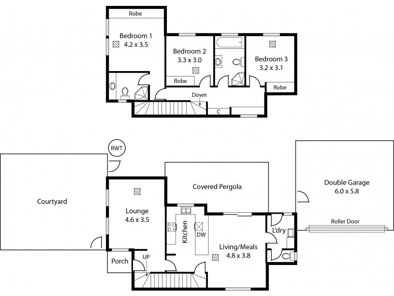 1/75 Brooker Terrace, Richmond SA 5033 Floorplan