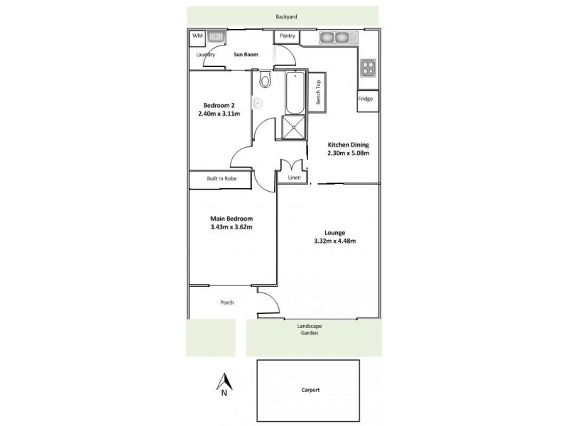 5/20 Kingston Avenue, Daw Park SA 5041 Floorplan