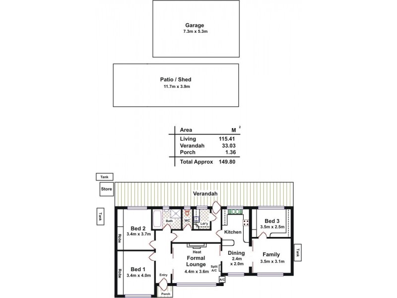 196 Daws Road, Daw Park SA 5041 Floorplan