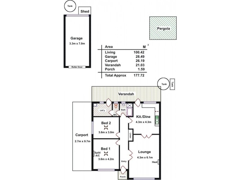 63 Crozier Avenue, Daw Park SA 5041 Floorplan