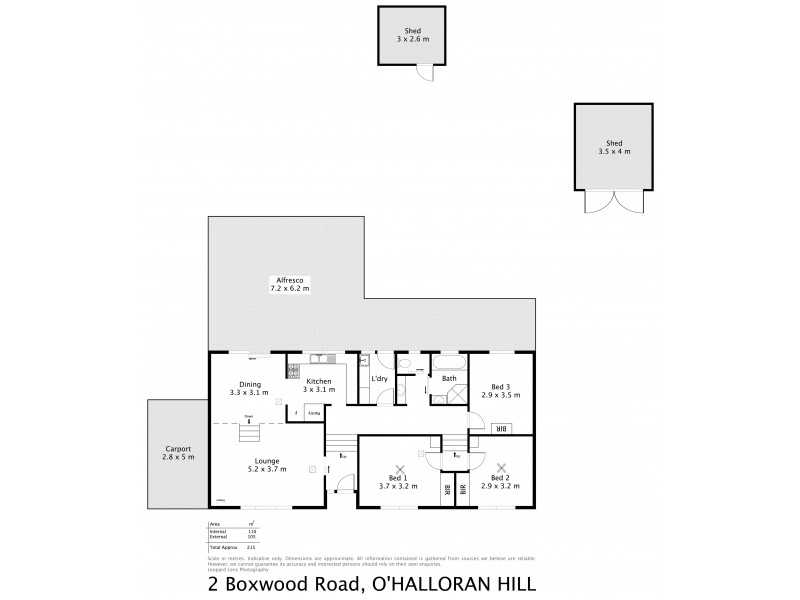 2 Boxwood Road, O’halloran Hill SA 5158 Floorplan