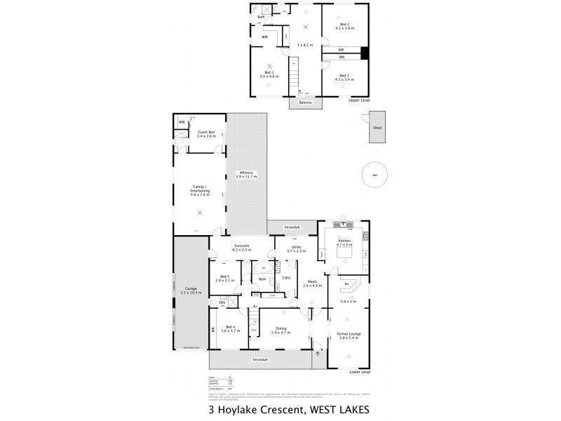 3 Hoylake Crescent, West Lakes SA 5021 Floorplan