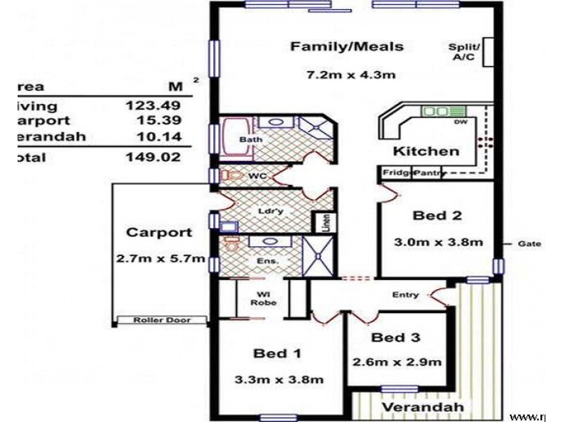 7 Beechwood Avenue, Mawson Lakes SA 5095 Floorplan