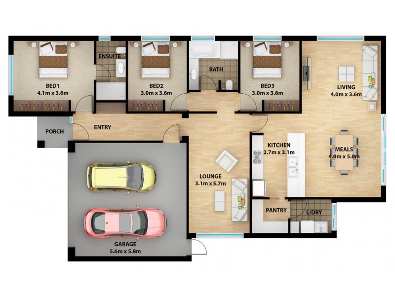 5 and 6 The Crescent, St Marys SA 5042 Floorplan