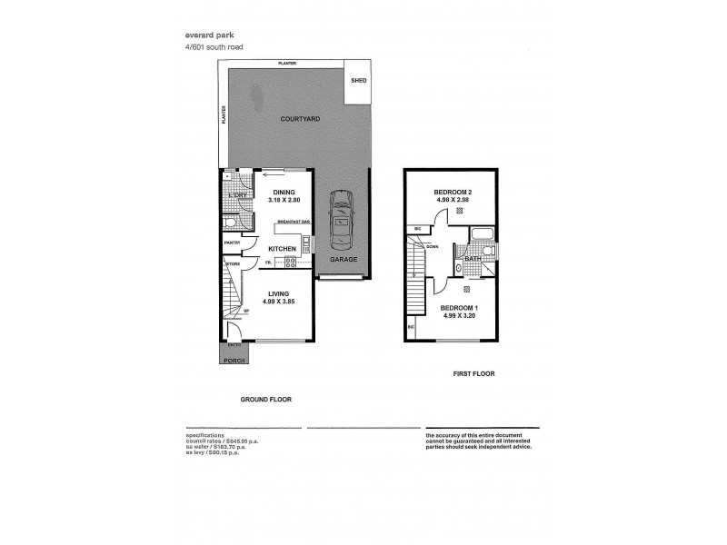 4/601 South Road, Everard Park SA 5035 Floorplan