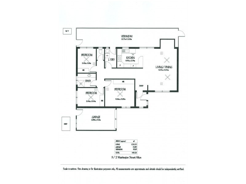 5/2 Washington Street, Hilton SA 5033 Floorplan