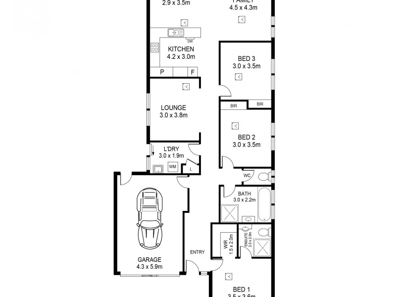 51 Dunorlan Road, Edwardstown SA 5039 Floorplan