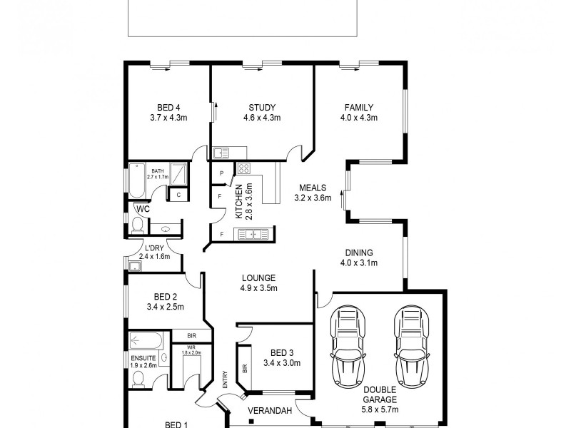 22 Baden Terrace, O’sullivan Beach SA 5166 Floorplan