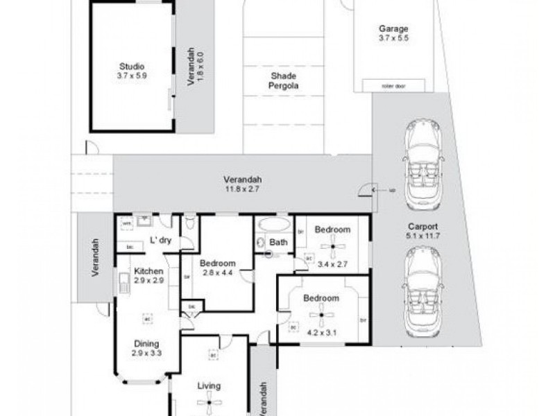23 Thorne Crescent, Mitchell Park SA 5043 Floorplan
