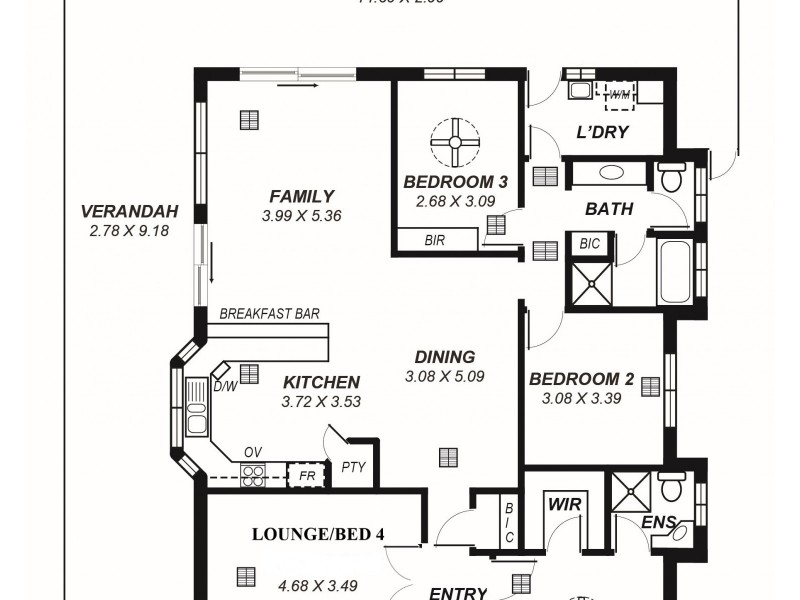11 Kensington Street, Clovelly Park SA 5042 Floorplan