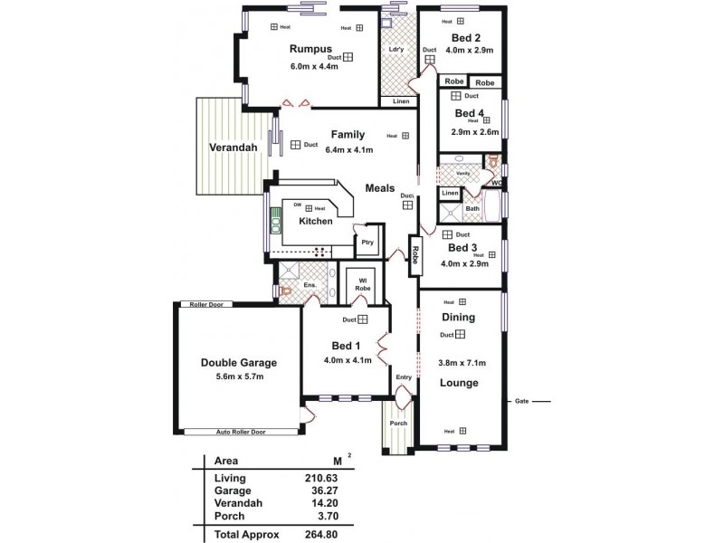 2 Borrillo Avenue, Newton SA 5074 Floorplan