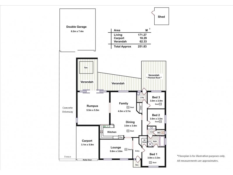 71 Applecross Drive, Blakeview SA 5114 Floorplan