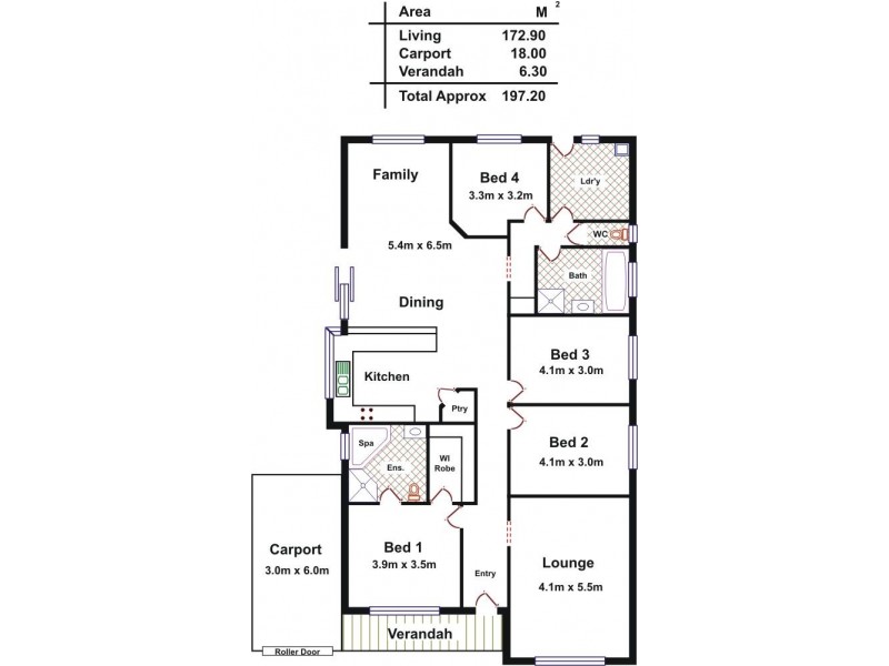 3 Borrillo Avenue, Newton SA 5074 Floorplan