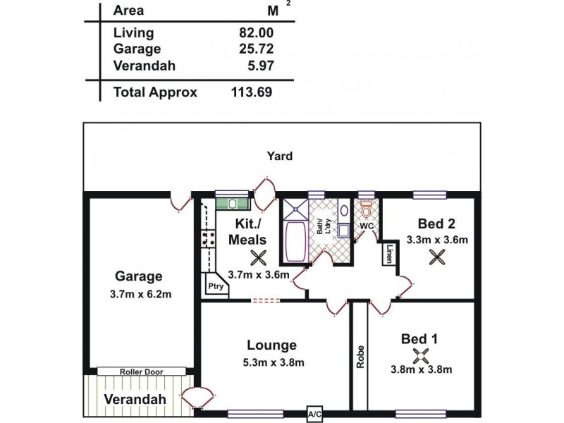 2/241 Cross Road, Cumberland Park SA 5041 Floorplan