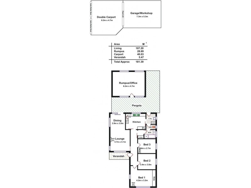 86 Avenue Road, Clarence Gardens SA 5039 Floorplan