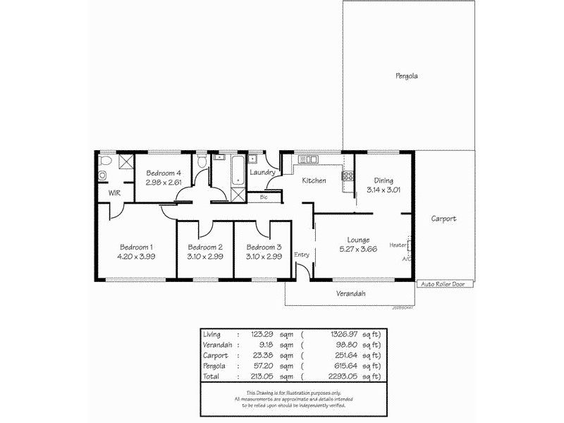 16 Lynette Lane, Salisbury Downs SA 5108 Floorplan