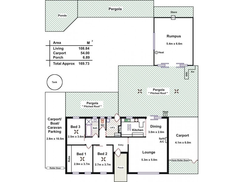 61 Maxwell Road, Hackham West SA 5163 Floorplan