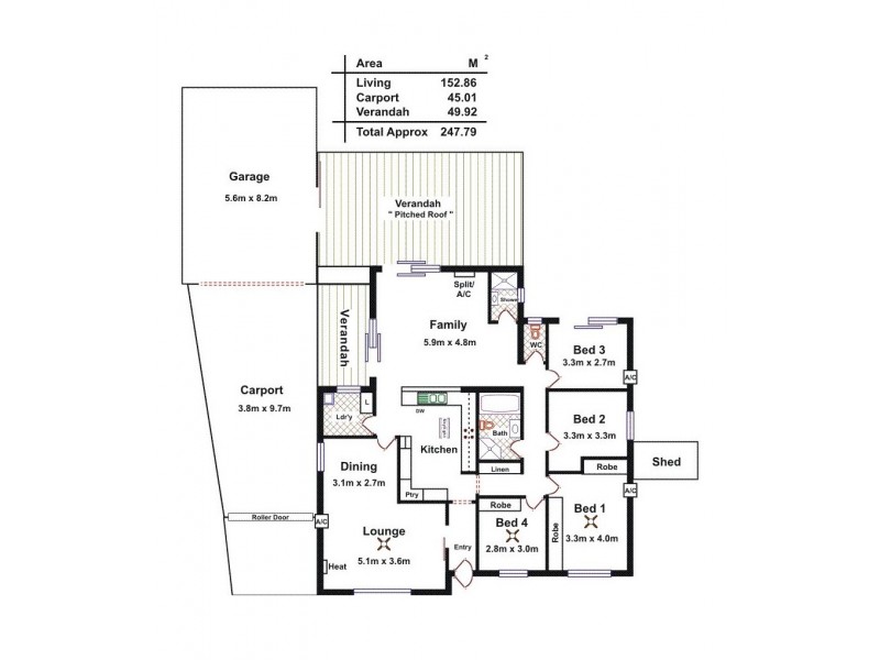 41 Aurelia Drive, North Haven SA 5018 Floorplan