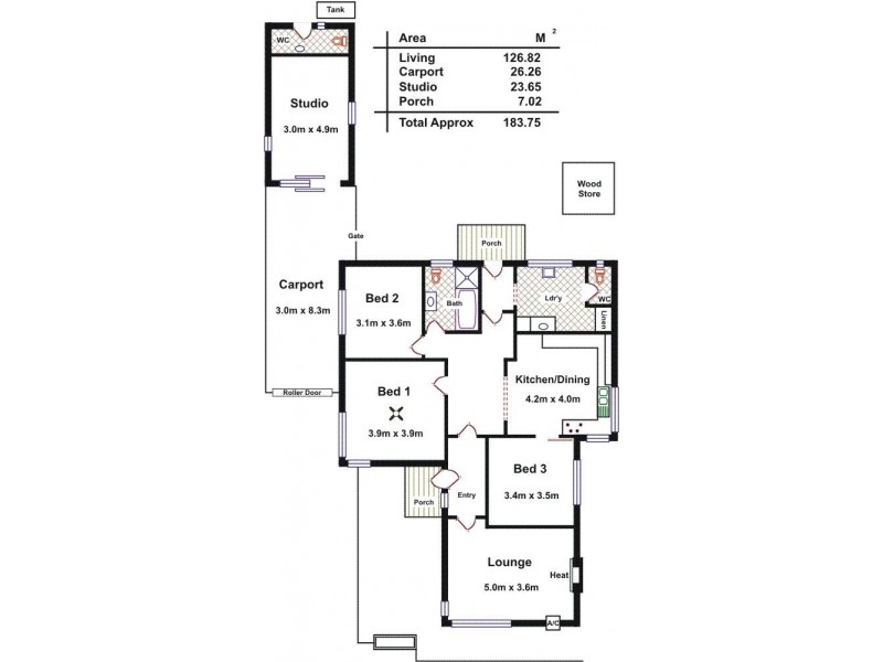 57 Winston Avenue, Daw Park SA 5041 Floorplan