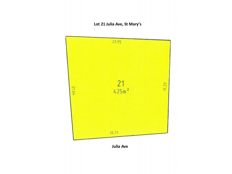 Lot 21 Julia Avenue, St Marys SA 5042