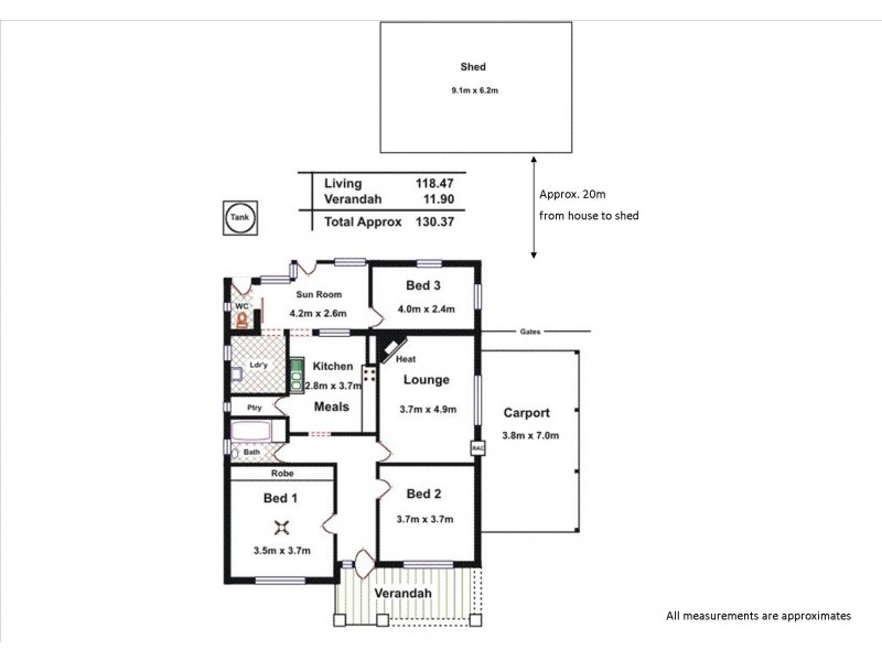 288 South Road, Croydon Park SA 5008 Floorplan