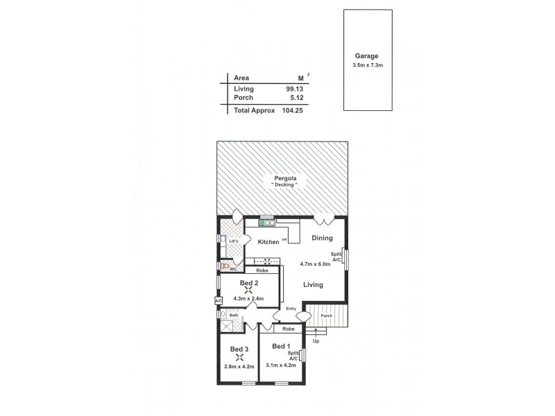 33 Eliza Place, Panorama SA 5041 Floorplan