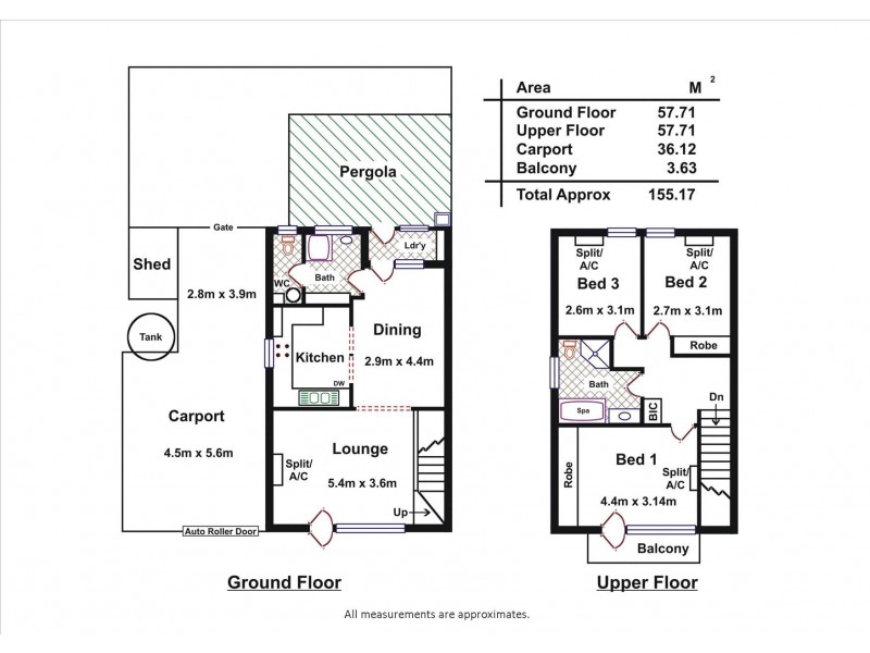1/20 Grosvenor Street, Glandore SA 5037 Floorplan