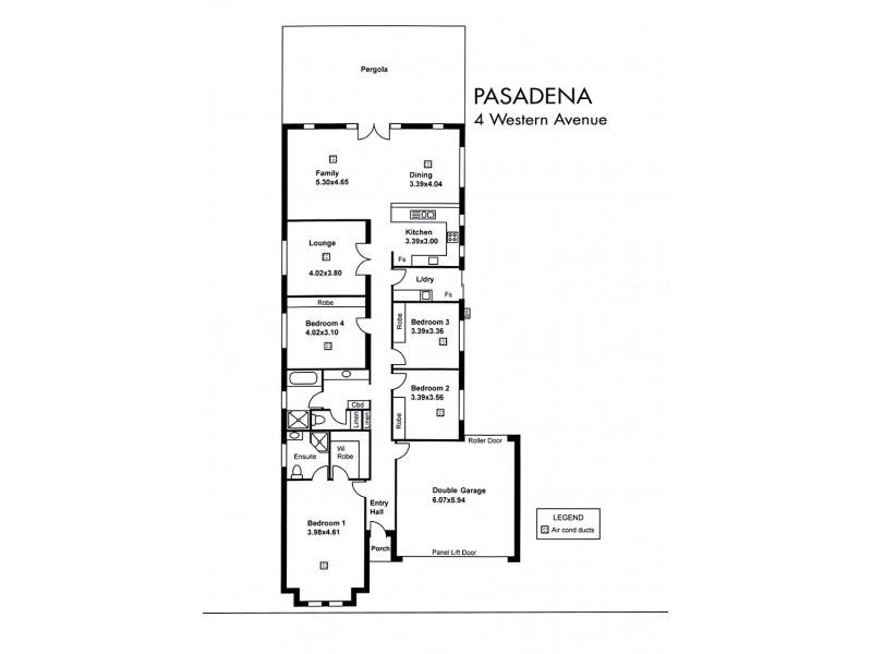 4 Western Avenue, Pasadena SA 5042 Floorplan