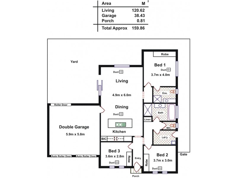 9/60 Flaxmill Road, Morphett Vale SA 5162 Floorplan