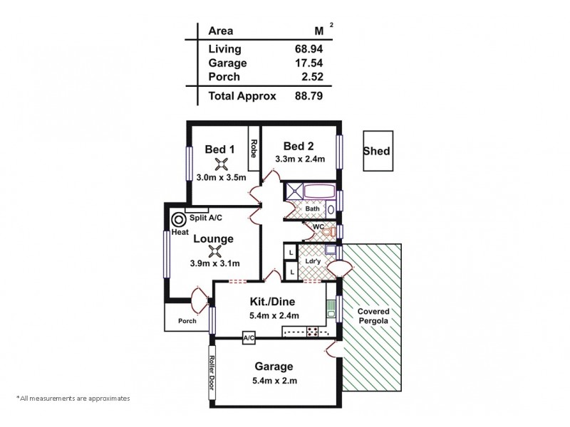 3/12 Southern Avenue, St Marys SA 5042 Floorplan