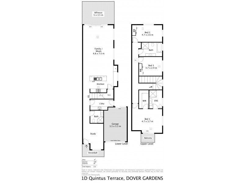 1D Quintus Terrace, Dover Gardens SA 5048 Floorplan