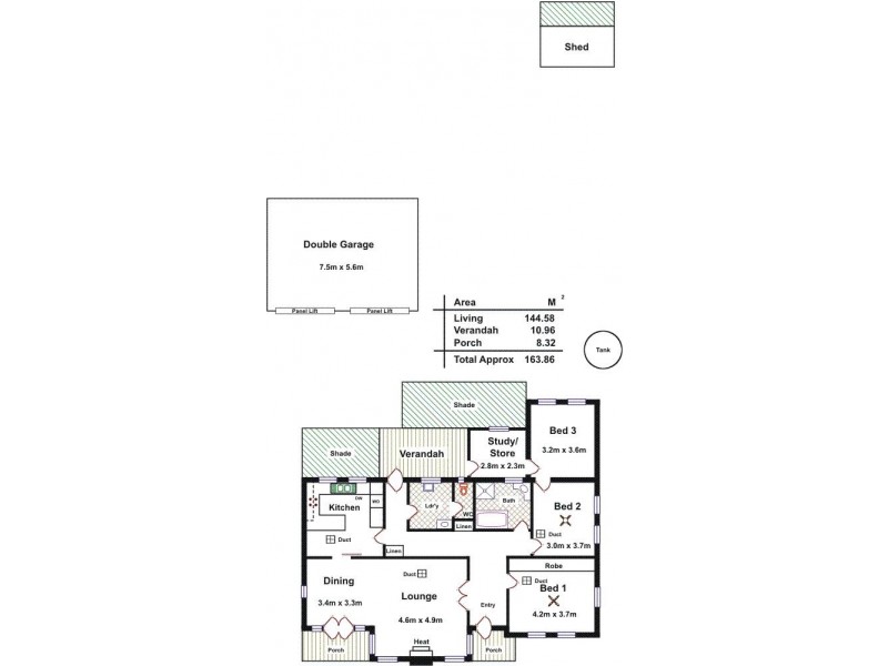 46 Maud Street, Clapham SA 5062 Floorplan