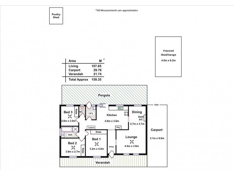 45 Parklands Crescent, Reynella SA 5161 Floorplan