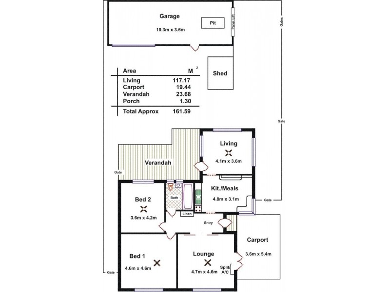 61 Albert Street, Clarence Gardens SA 5039 Floorplan