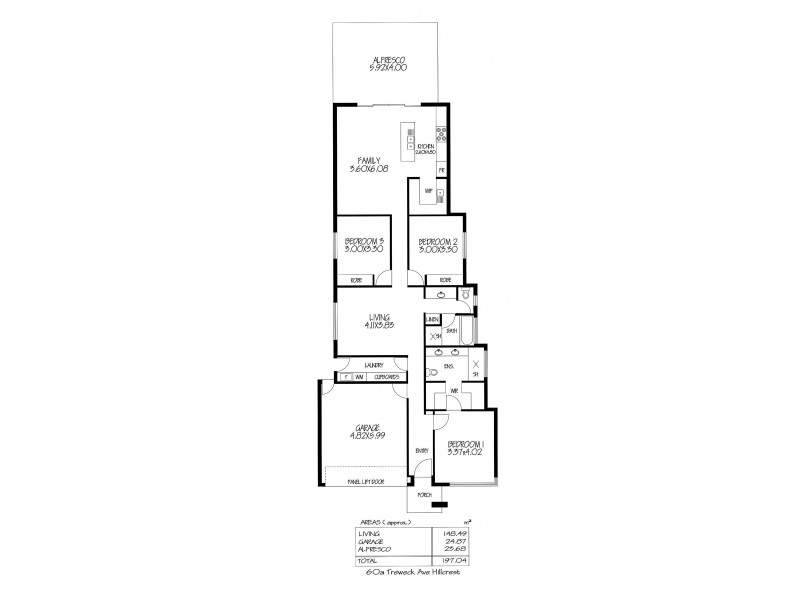 60A Treweck Avenue, Hillcrest SA 5086 Floorplan