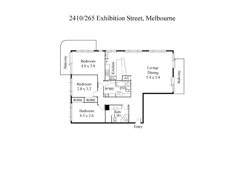 2410/265 Exhibition Street, Melbourne VIC 3000